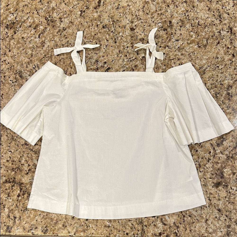 White Off-Shoulder Womens Top